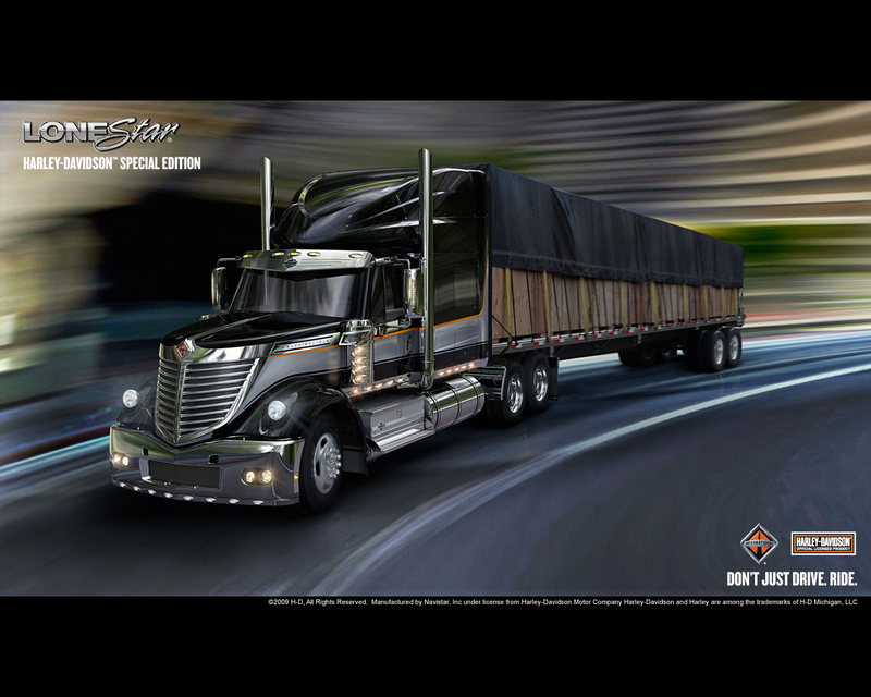 Illustration for article titled International Lonestar Harley-Davidson Special Edition: A Truck For Real Men